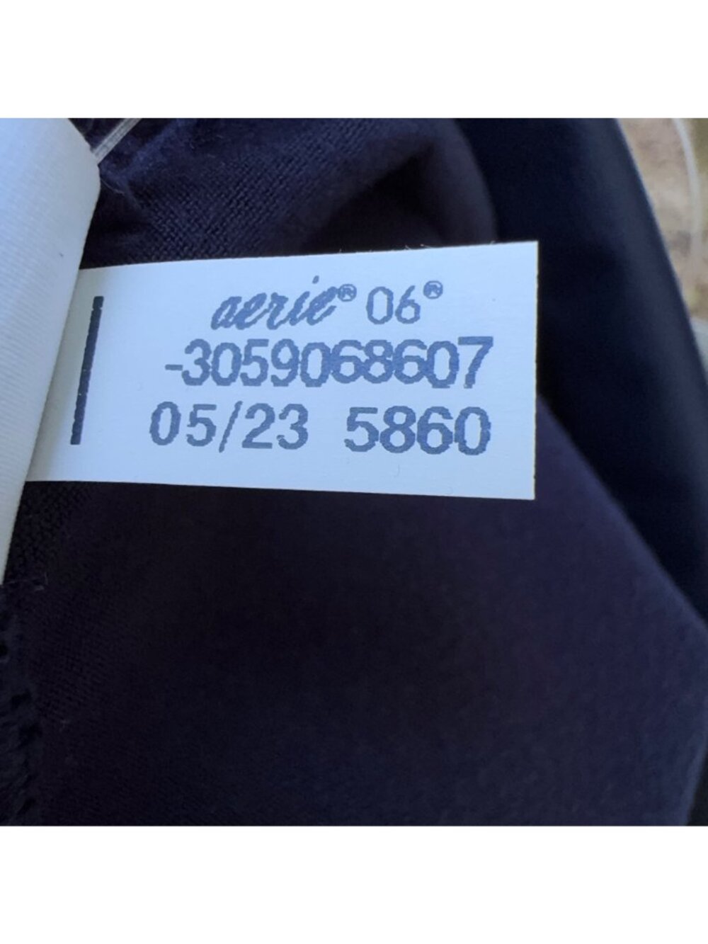 Offline By Aerie Womens Real Luxe Faux Leather Leggings Dark Blue Size S NWT - Picture 9 of 13